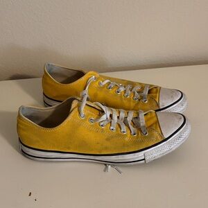 Converse All Star Yellow Canvas Sneakers